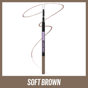 Maybelline New York Brow Ultra Slim Crayon à sourcils rétractable Soft Brown