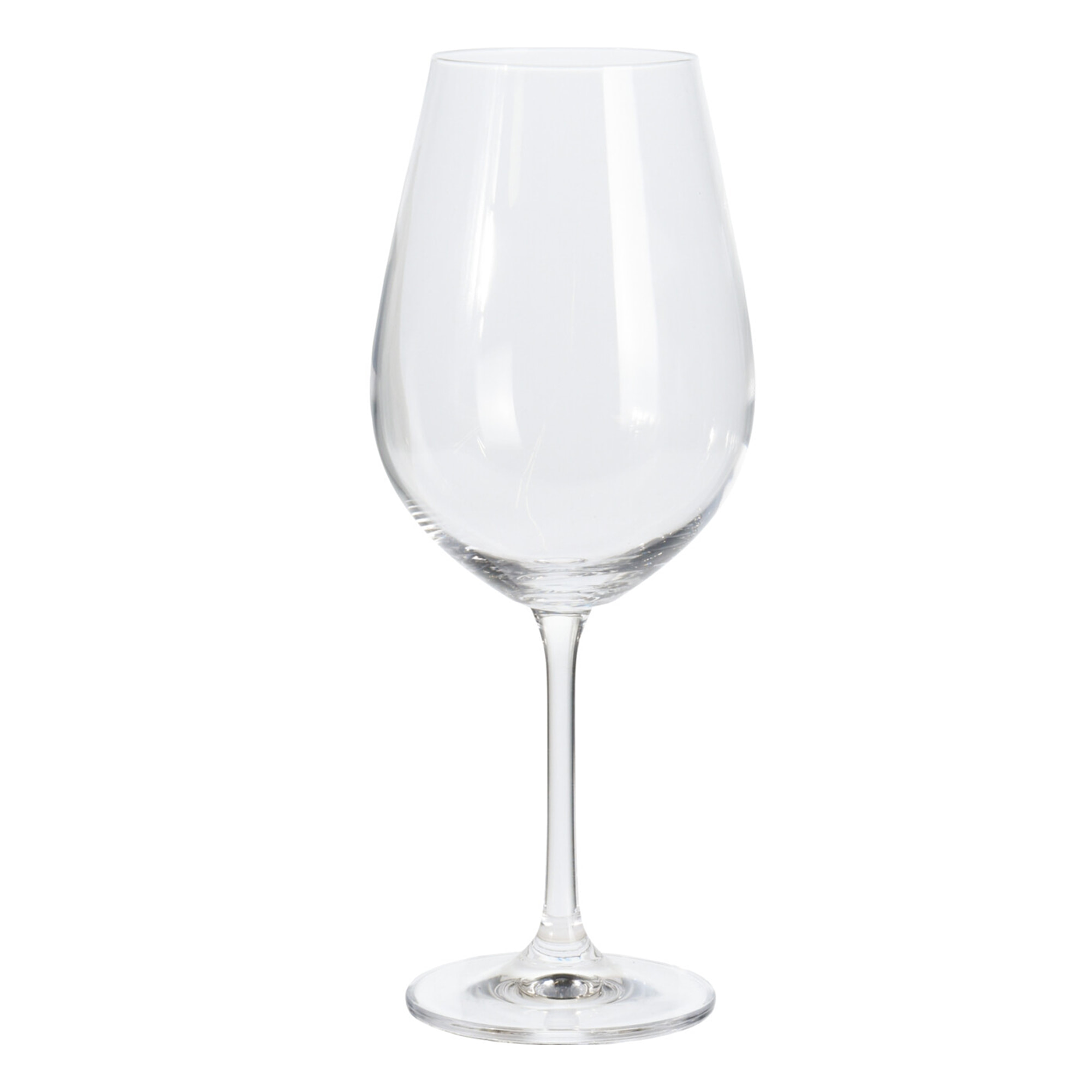Juego de 4 copas de vino blanco con diseño de rayas en relieve 520ml