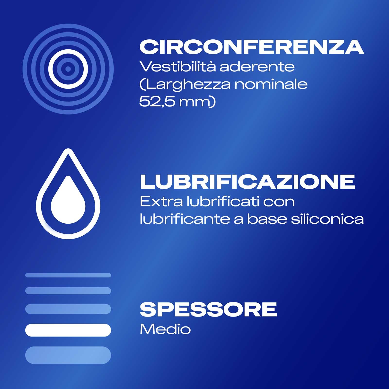 Preservativi Durex Settebello Classico con Forma Easy On - Confezione da 27 Profilattici