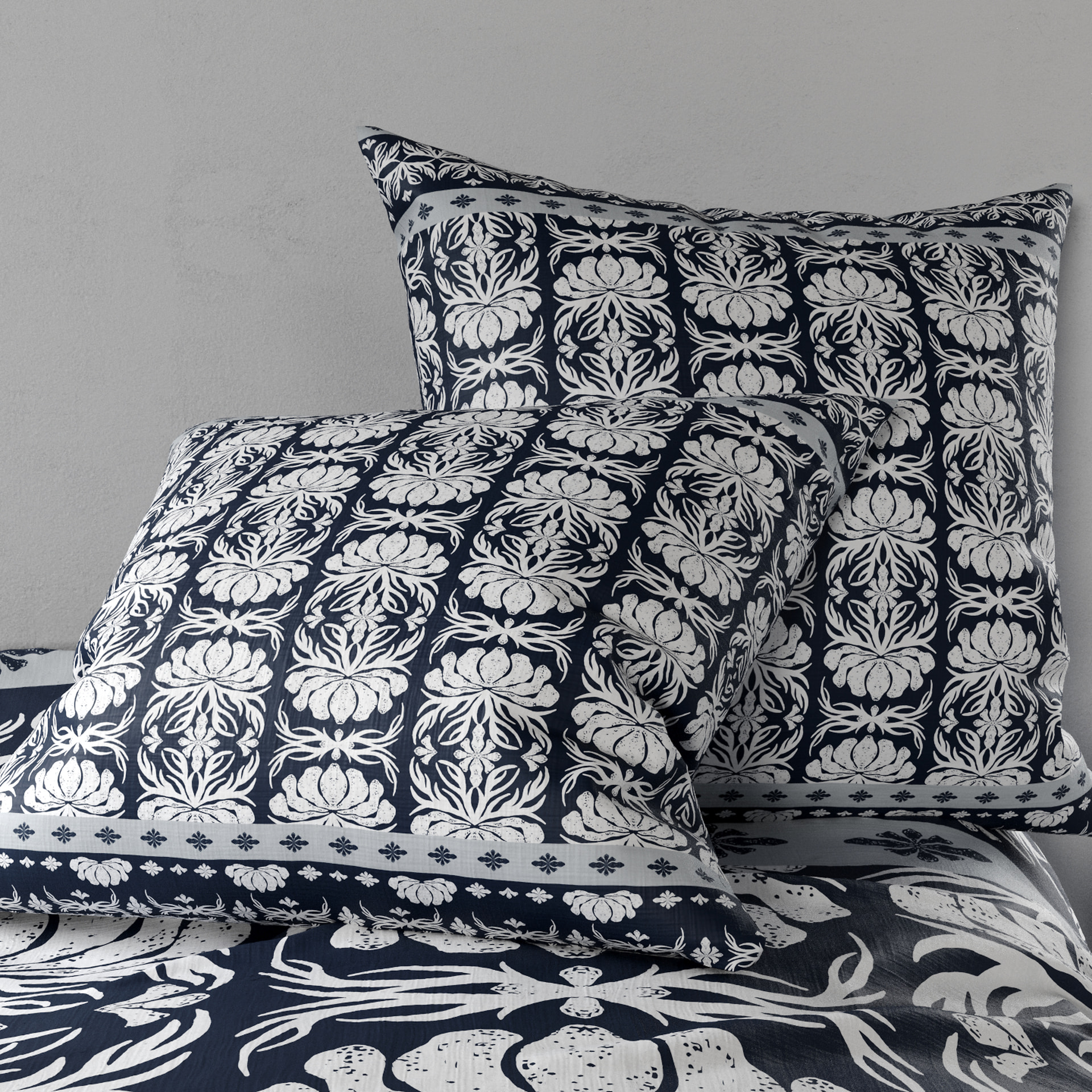 Parure Housse De Couette 100% coton 3pcs Folk