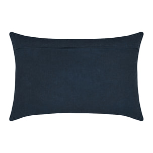 Coussin polycoton Côté Mer - Bleu Marine