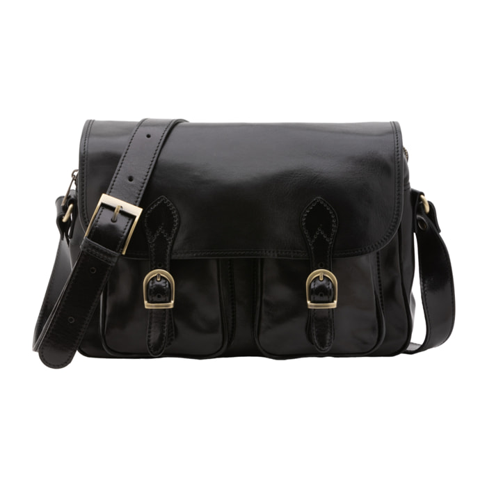 Borsa a tracolla  da donna In Vera pelle Made in Italy 32x23x15 cm