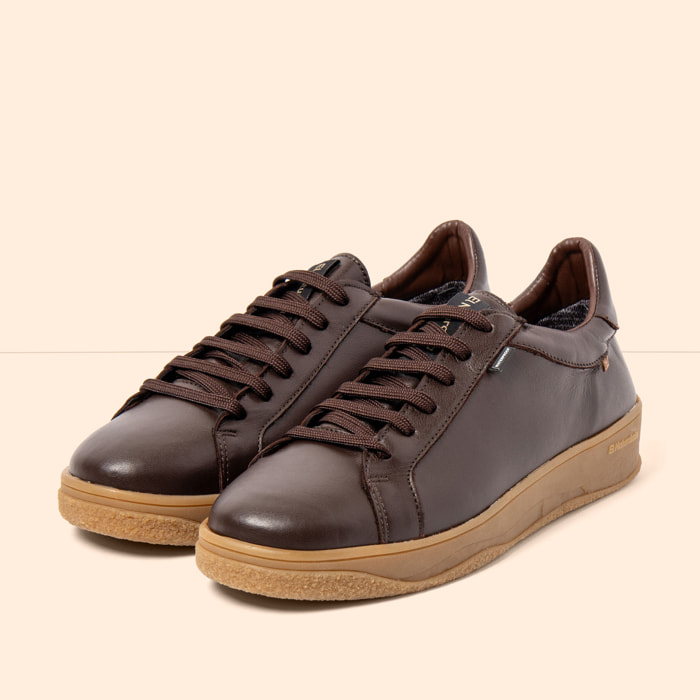 Zapatos N5836 NAPPA BROWN/GEO color Brown