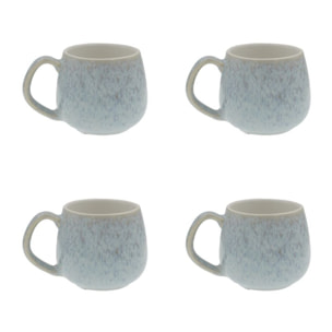 Lot de 4 tasses expresso, BOREA