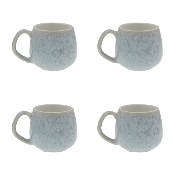 Lot de 4 tasses expresso, BOREA