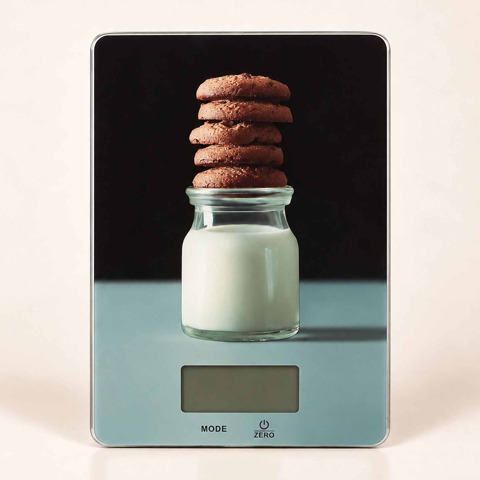 Balance de cuisine électronique avec décor biscuits