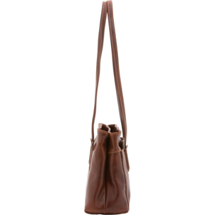 Borsa a spalla da donna - Modello False - Vera pelle - 23.0 x 30.0 x 12.0 cm