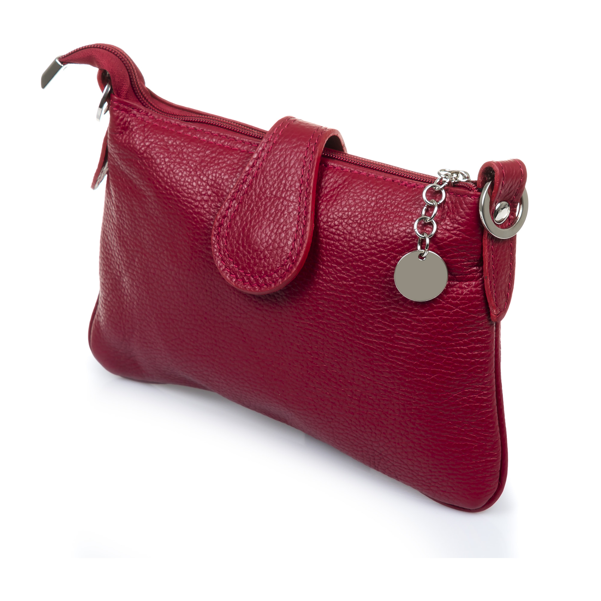 Borsa a Mano da Donna Allerona. Vera Pelle Dollaro