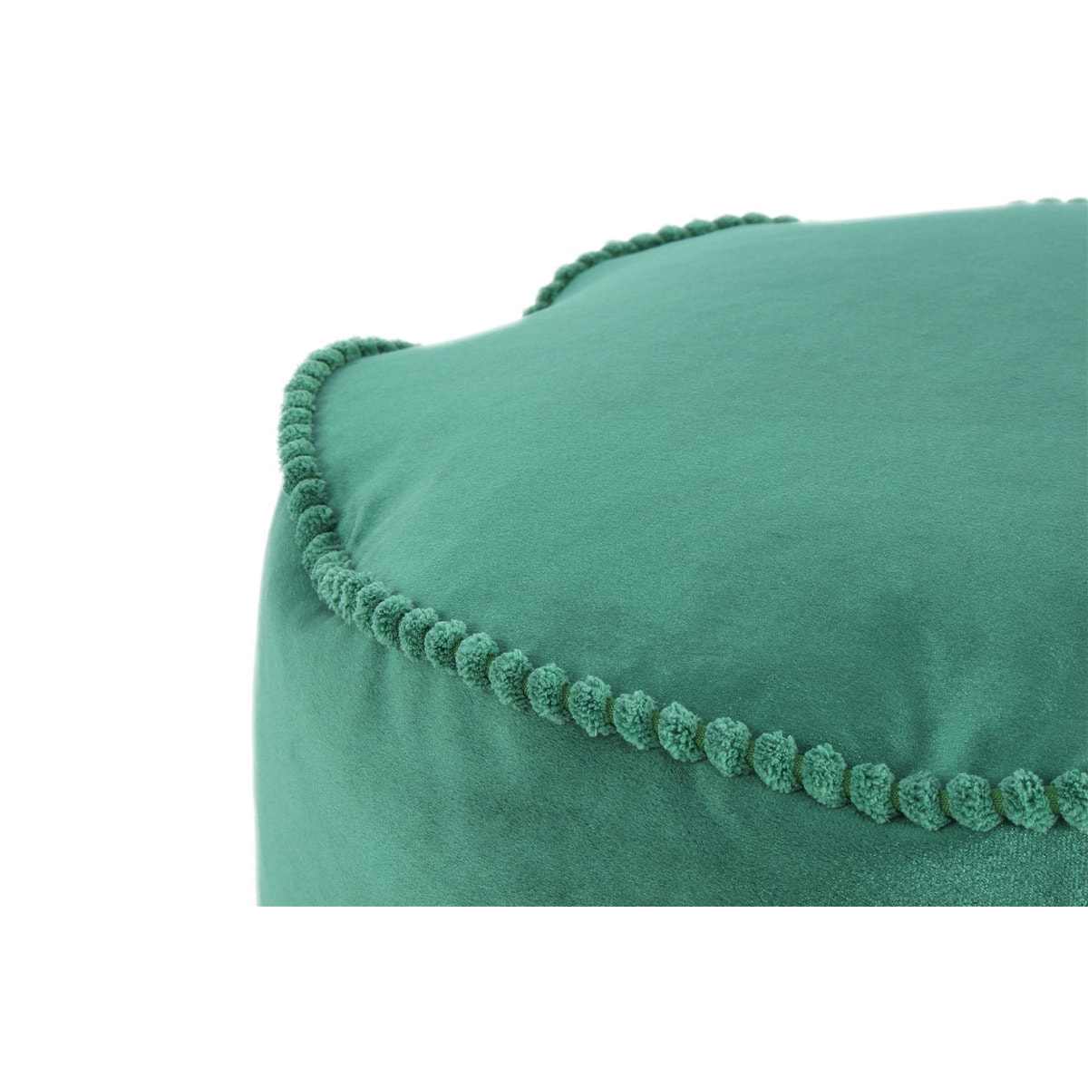 Pouf Rotondo Taj Mahal in Velluto Blu