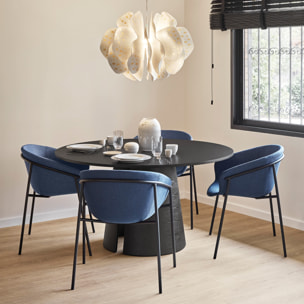 Silla Hug azul oscuro 2P/Caja