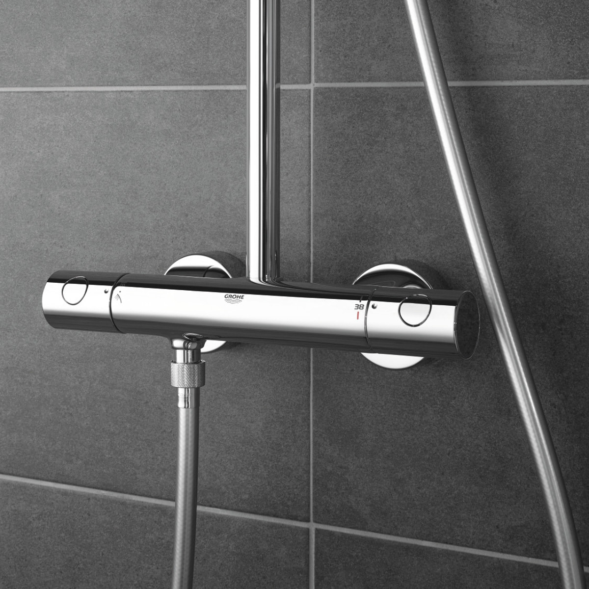 GROHE Tempesta Cosmopolitan System 210 Colonne de douche thermostatique