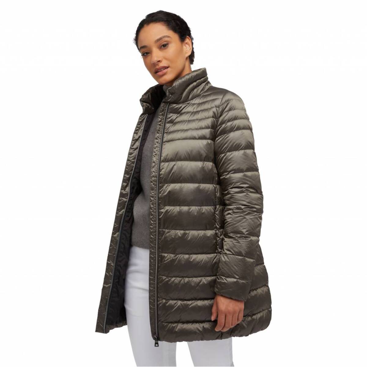 Abrigos Mujer de la marca GEOX  modelo W JAYSEN COAT GRIS