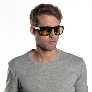 Gafas de sol PALO ALTO VERONA - Lente revo negro brillante y dorado