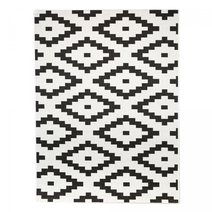 Tapis extérieur tissé kilim rectangle KEGA