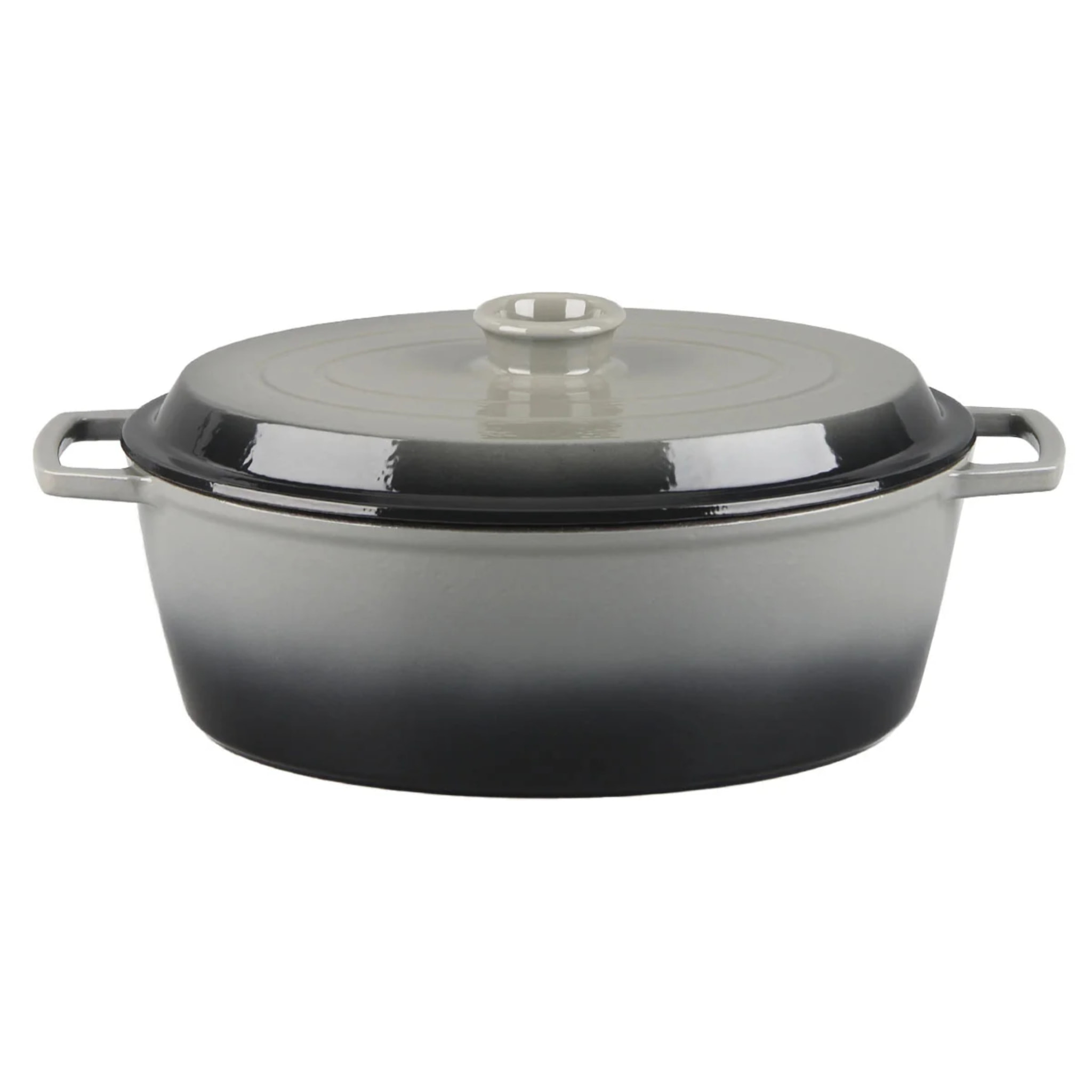 Cocotte ovale 33 cm en fonte émaillée