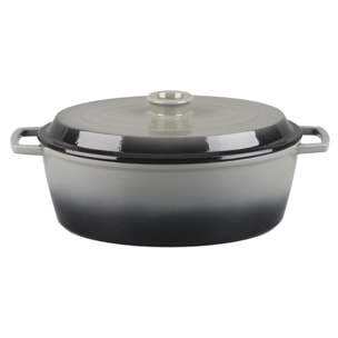 Cocotte ovale 33 cm en fonte émaillée