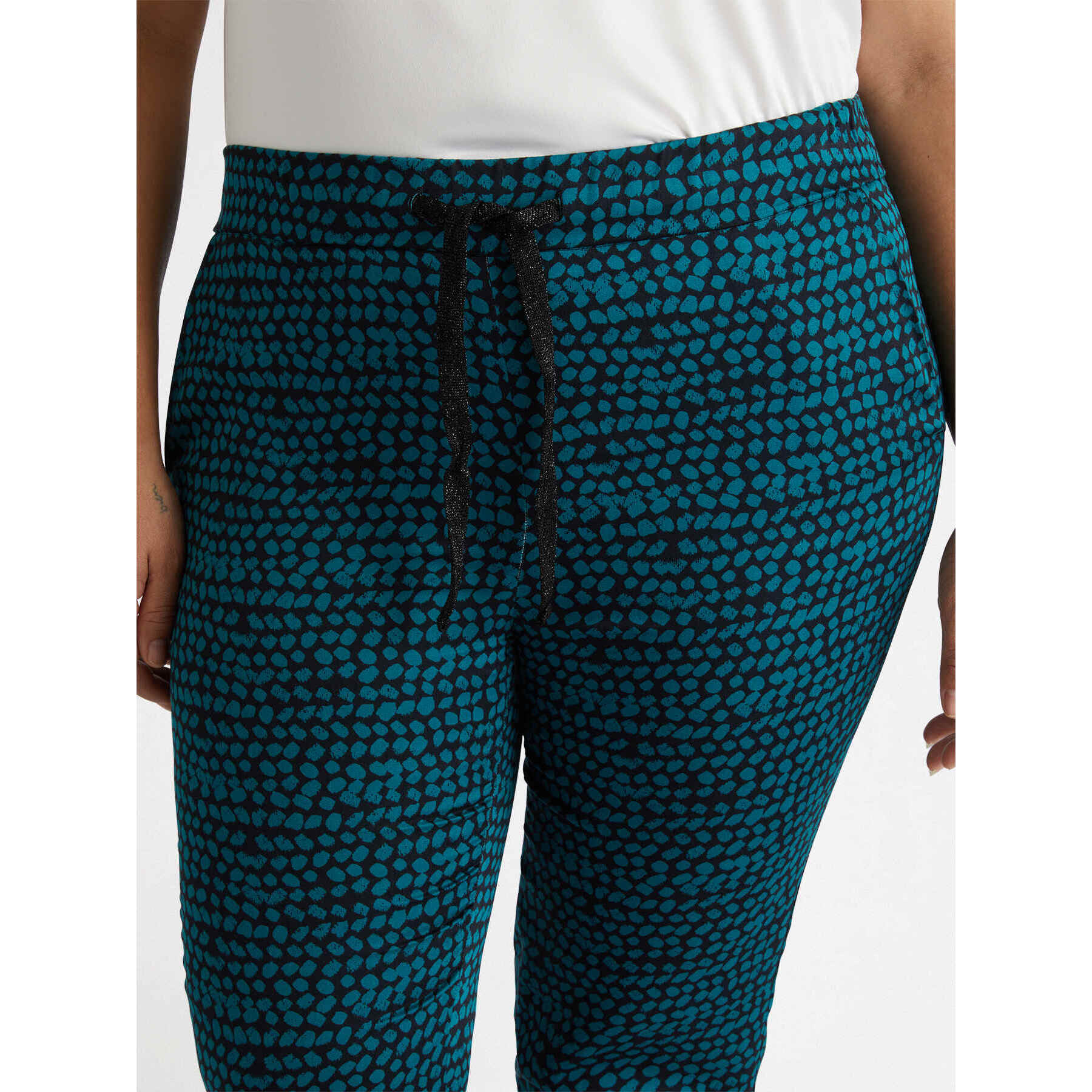 Fiorella Rubino - Pantalón rectos estampados - Verde