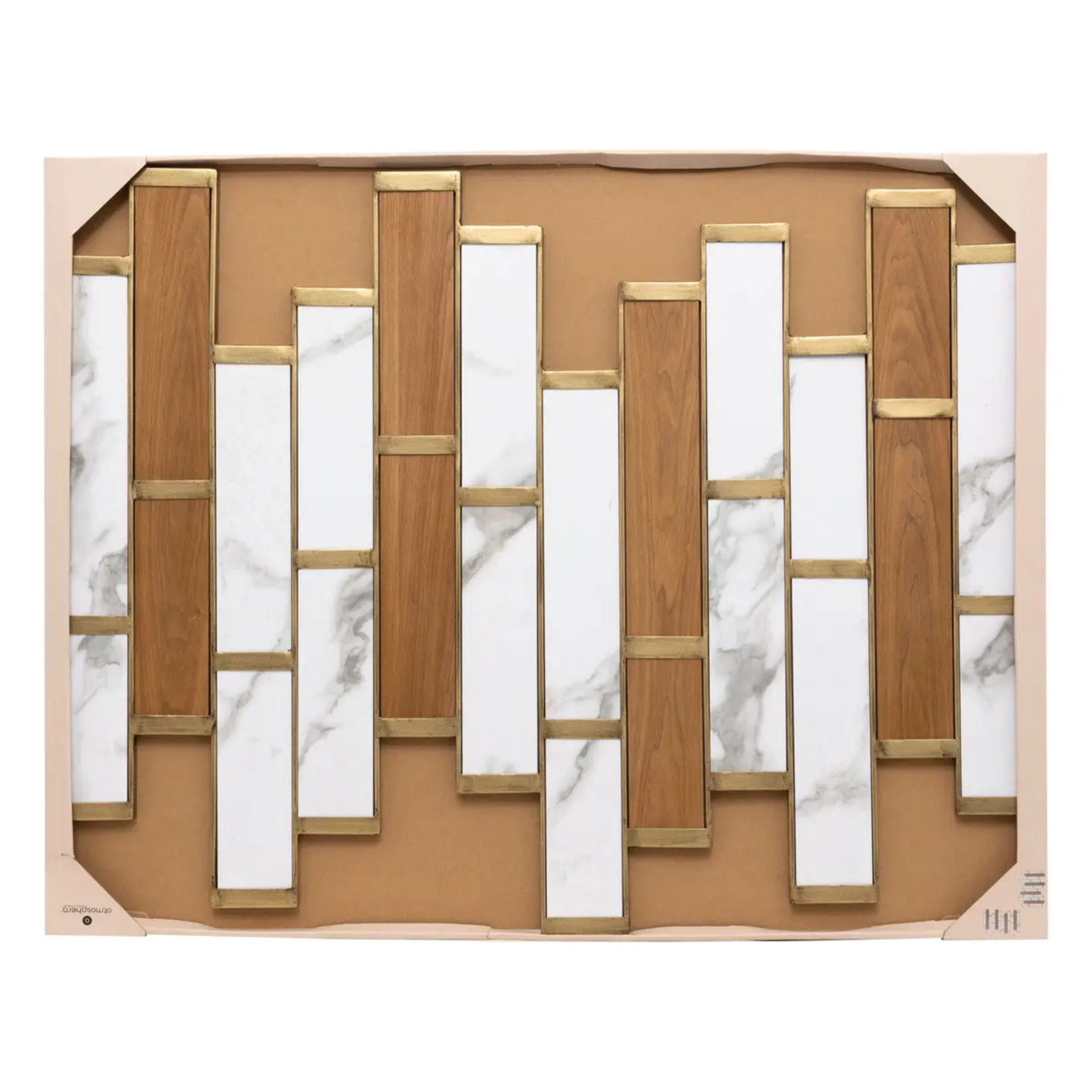 Déco murale "Alisha" marbre 96x74cm