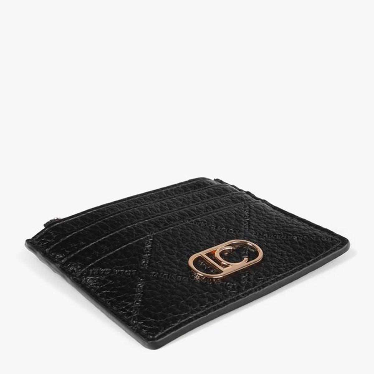 Portatessere monogramma a rombi