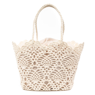 Zelbio bolso de hombro mujer. Fabricado en algodón.