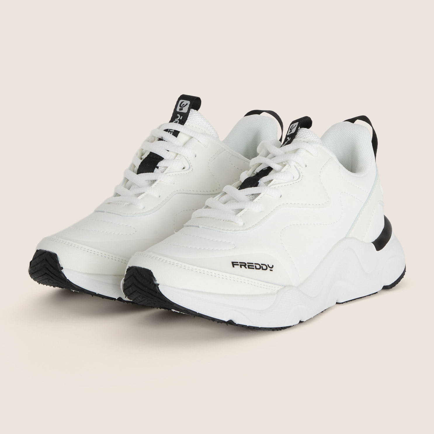 Sneakers Donna Chunky in Similpelle Nubuk con Suola EVA