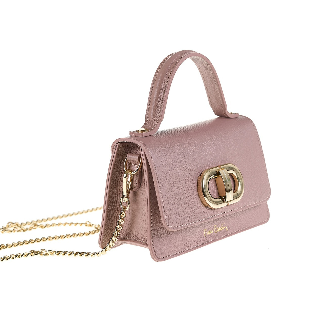 Borsa a mano da donna Made in Italy - Modello Aurélia Nova - 100% pelle - 19.5 x 10.0 x 7.0 cm