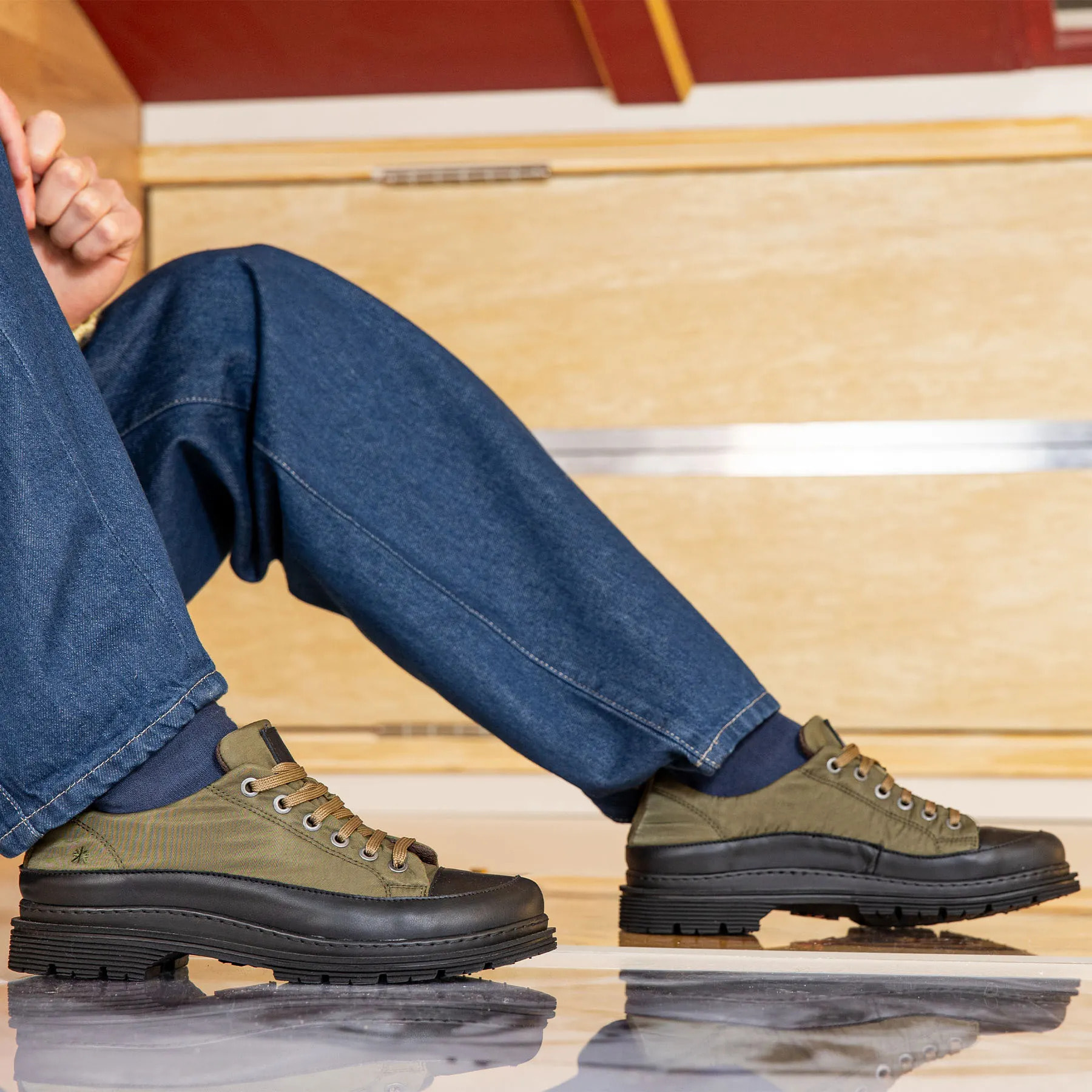 Zapatos 1894 NYLON YELLOW-BLACK/ BIRMINGHAM color Yellow-black