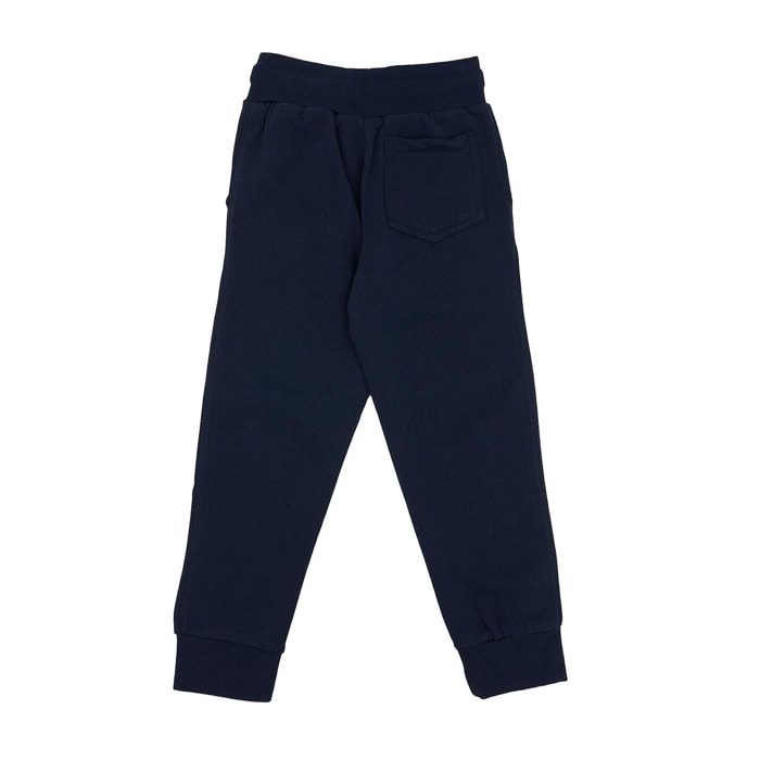 Pantalones de sudadera básicos con logo grande para niños