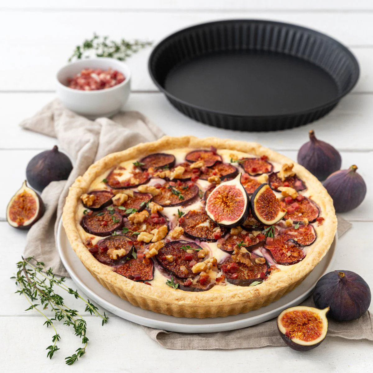 Set de 2 moules à tartes ou quiches de 28 cm et 30 cm Zenker Spécial Countries