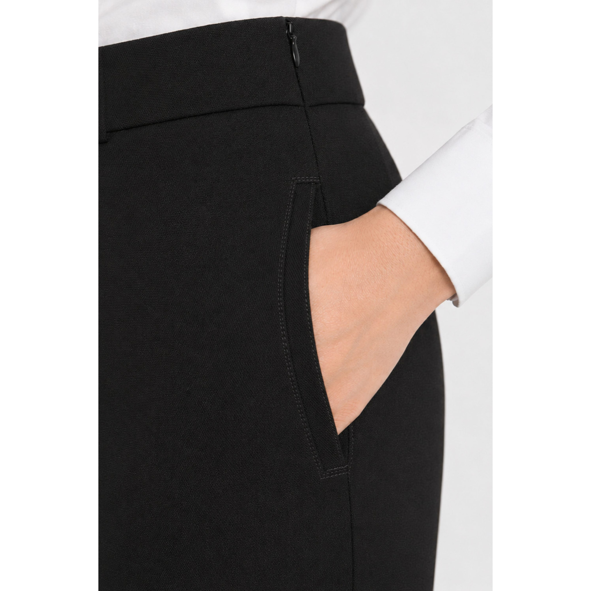 Kocca - Pantaloni da donna sartoriali a vita alta con tasche Donna