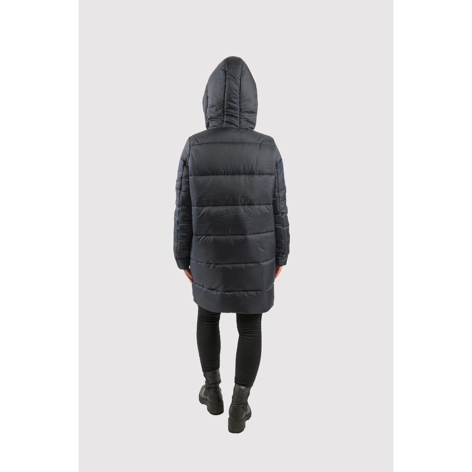 Chaqueta Paris Long Jacket marca ECOON - Azul oscuro