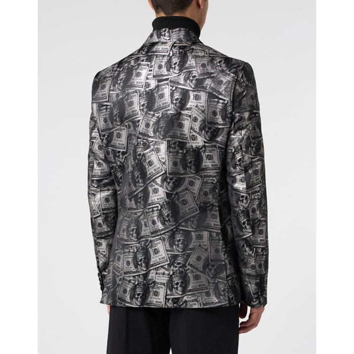 PHILIPP PLEIN Blazer All-Over Plein Dollars