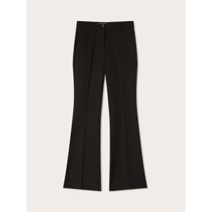 Motivi - Pantaloni flare in punto milano - Nero