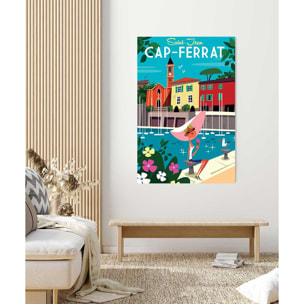 Tableau du cap ferrat Toile imprimée