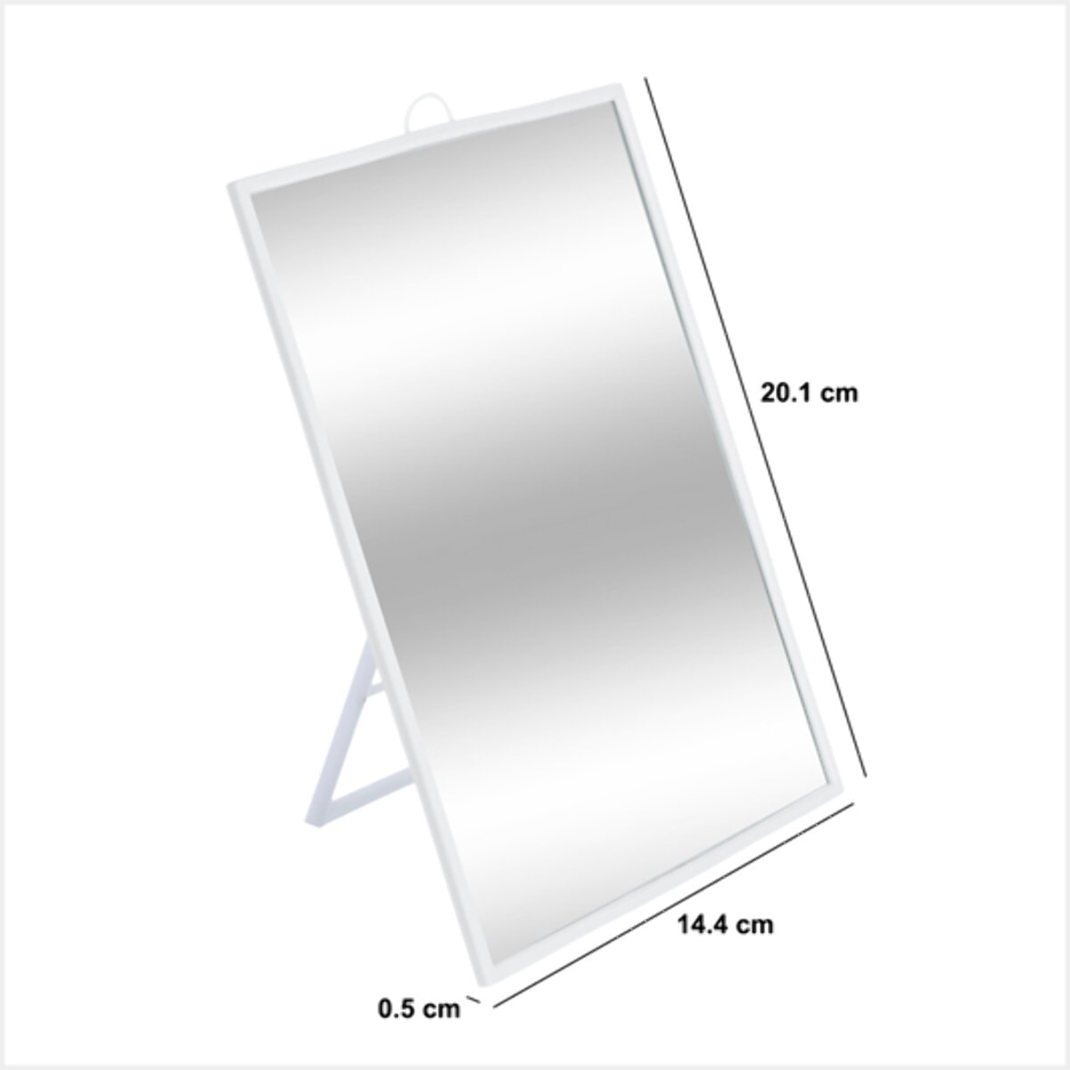 Miroir basique sur pied 15X20