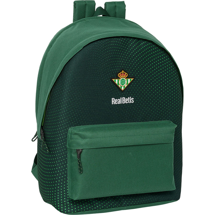 Mochila doble portatil 15,6"+usb re agua real betis balompie