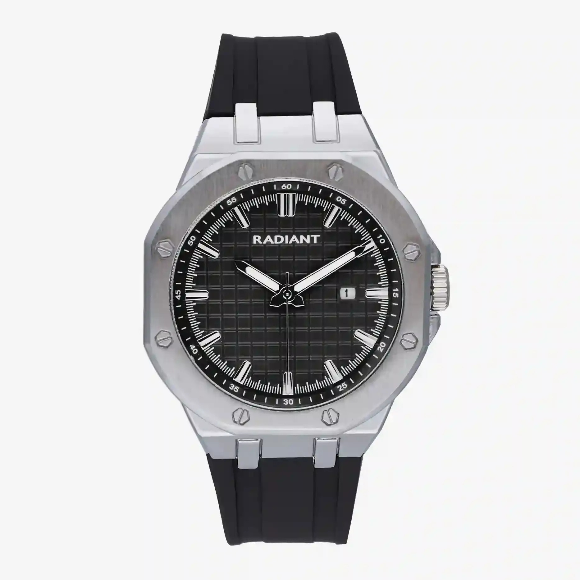 Reloj Radiant RA652202 Hombre Analogico Cuarzo con Correa de Silicona