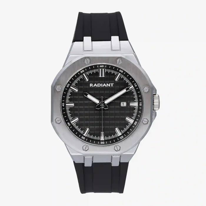 Reloj Radiant RA652202 Hombre Analogico Cuarzo con Correa de Silicona