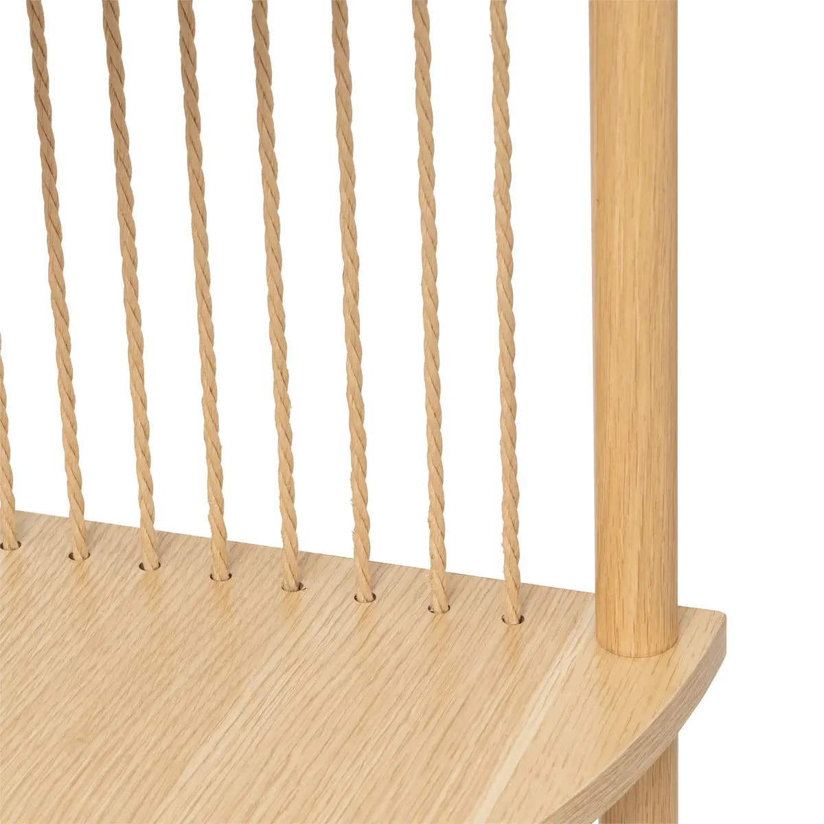 Etagère d'angle "Kord" 4 niveaux effet bois clair