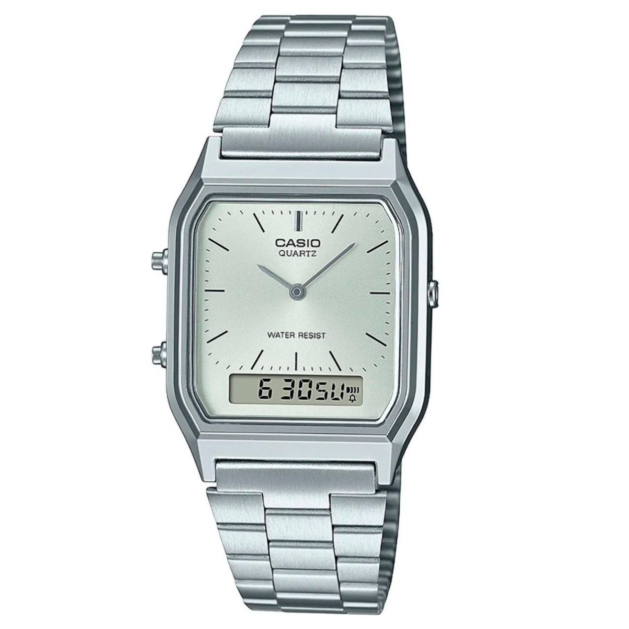 Reloj Casio AQ-230A-7A Unisex Analogico/digital Cuarzo con Correa de Acero inoxidable