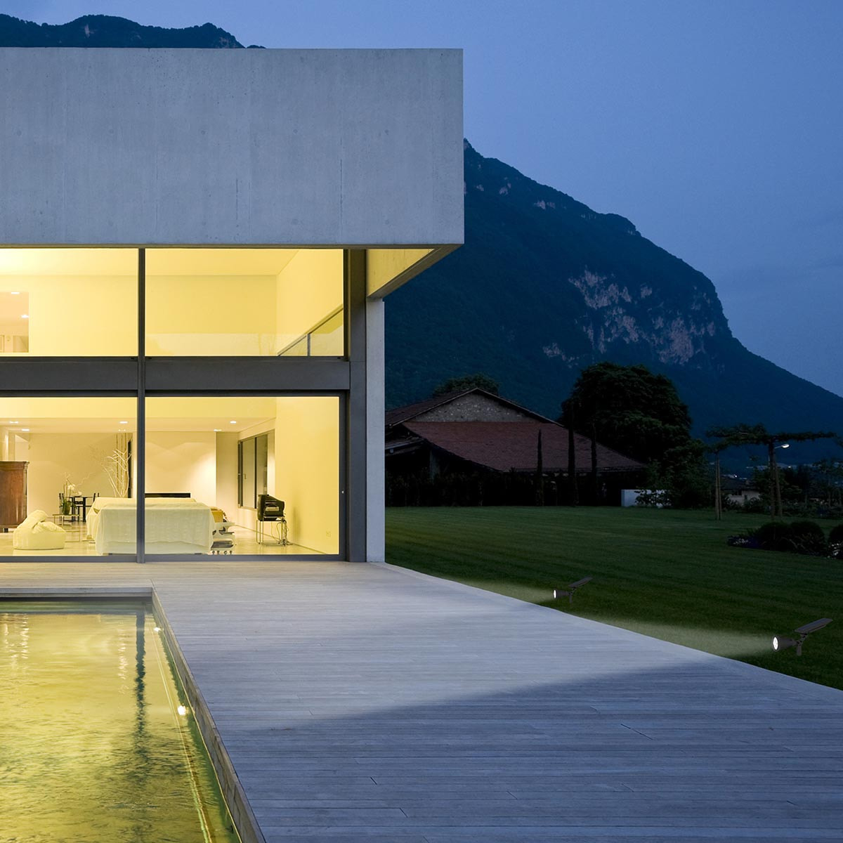 4 Spot solaire SPIKY Blanc froid 200LM