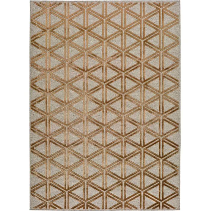 LANA Alfombra de lana geométrica en cobre, varias medidas disponibles.
