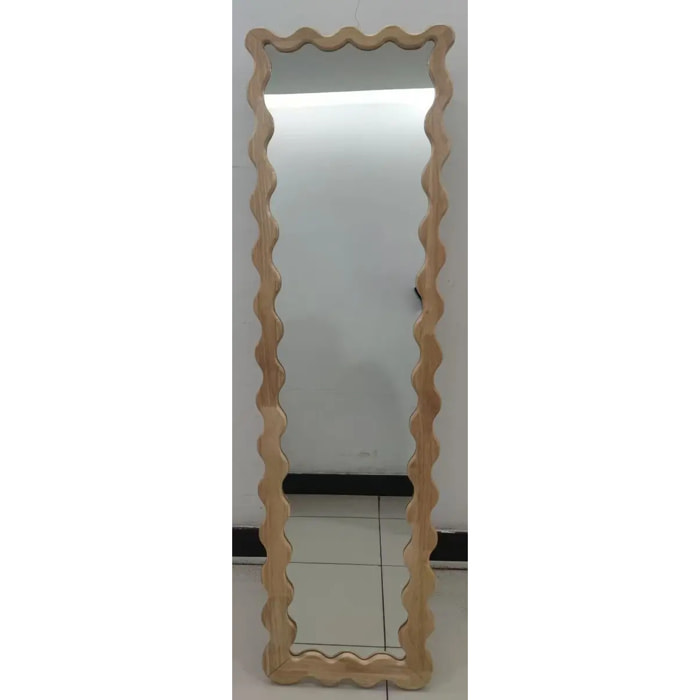Miroir mural Brooke beige 180x48cm