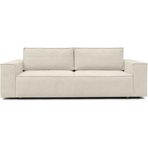 Canapé convertible 3 places en tissu chenille - HARPER