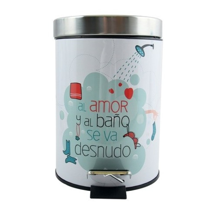 Poubelle à  pédale Inox 3L Bath & Love MSV