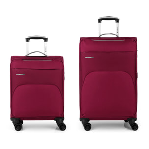 Juego de maletas (cabina y mediana) Zambia blandas con capacidad de 103 L