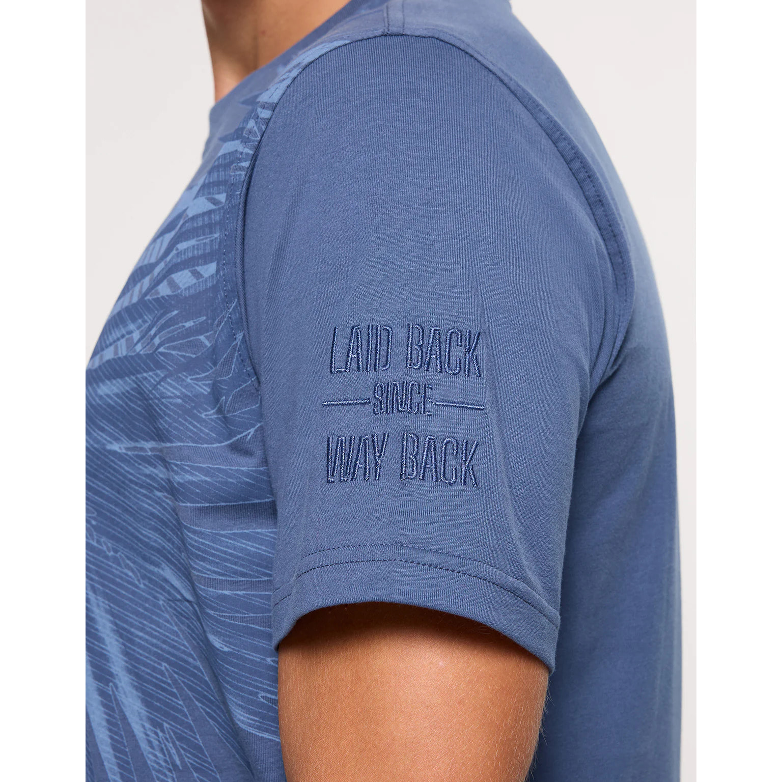 Camiseta Manga Corta Azul - Nunobet