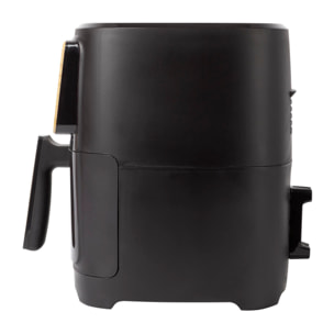 Freidora de aire de 1800W y 6,9L con 8 programas de cocción, revestimiento cerámico y ajuste de temperatura CHARCOAL Bergner