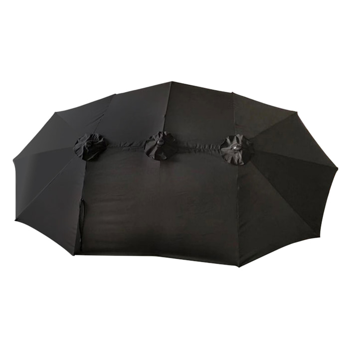 Parasol double LINAI ovale -