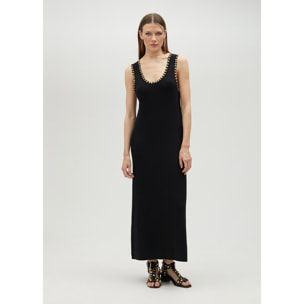 vestito occhielli dorati